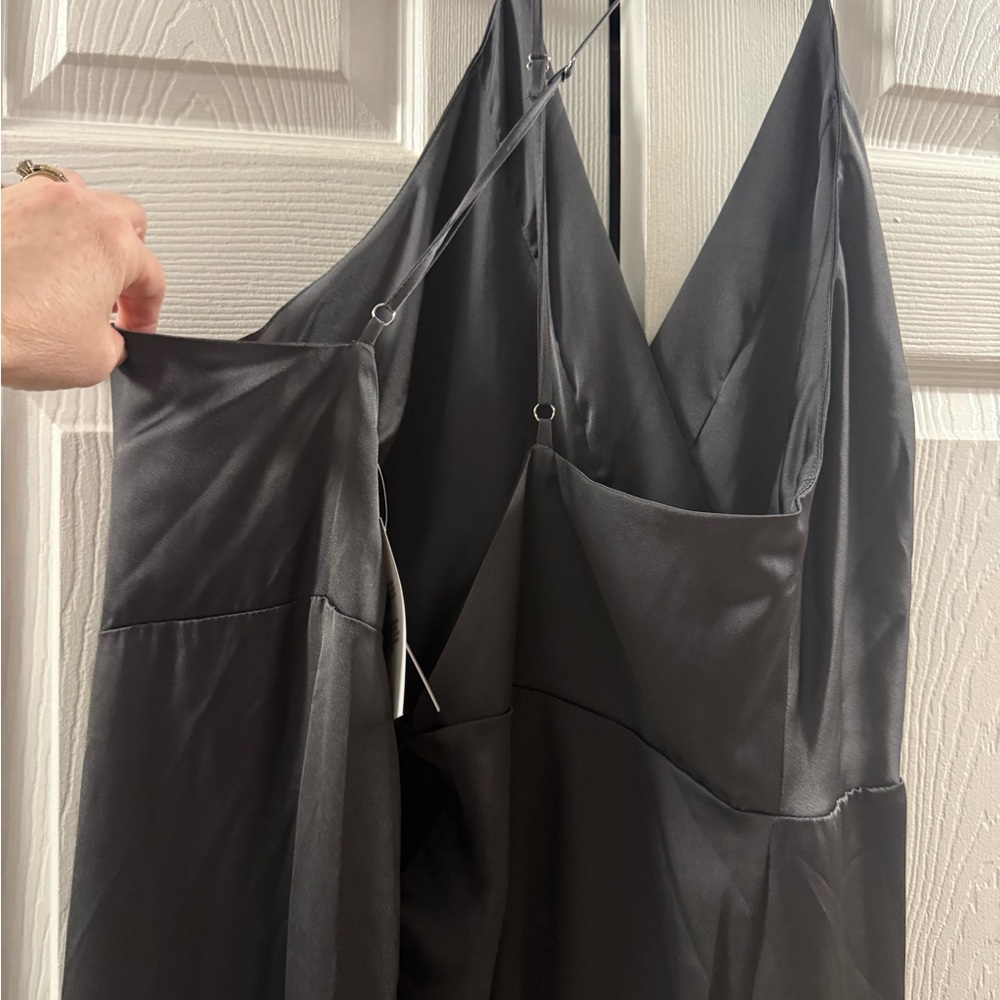 🆕 ASOS Curve Satin Dress Size 18 - Picture 8 of 15